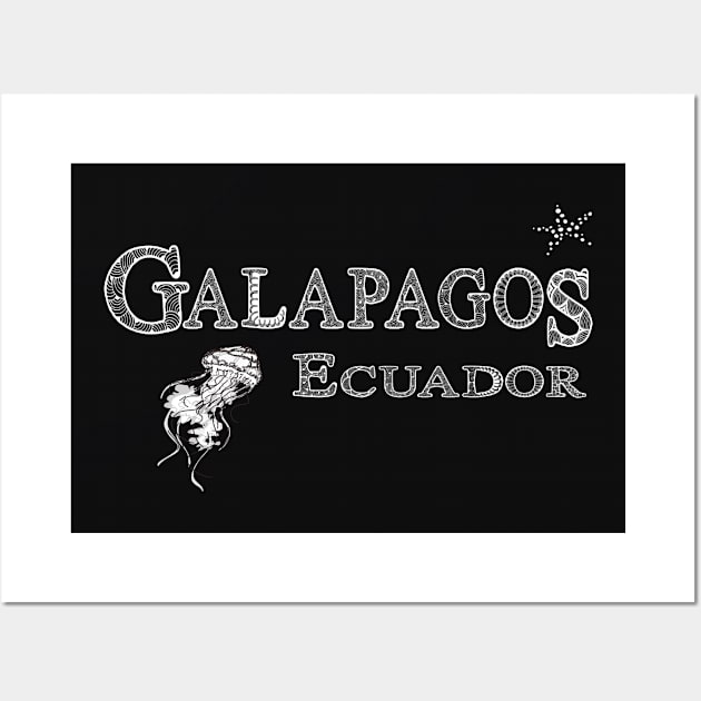 Galápagos Medusa Wall Art by leeloolook